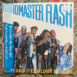Grandmaster Flash Japanese Promo Pressing VG+ vG+ Rare